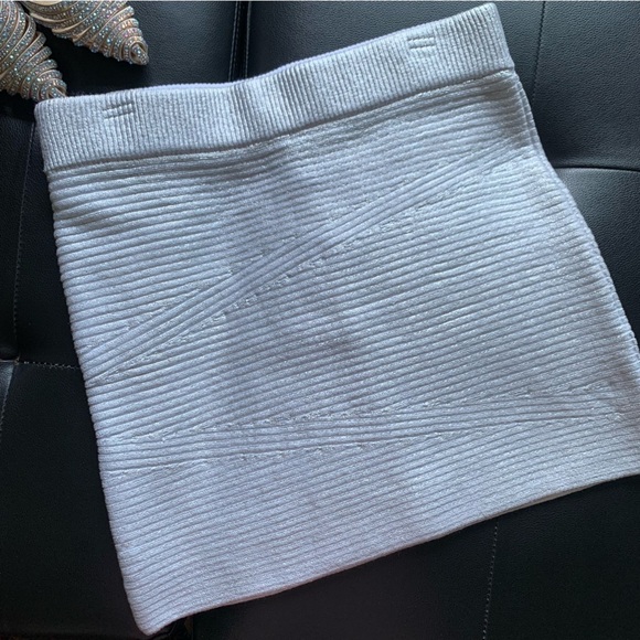 LOVERS & FRIENDS SILVER MINI SKIRT - Picture 7 of 11